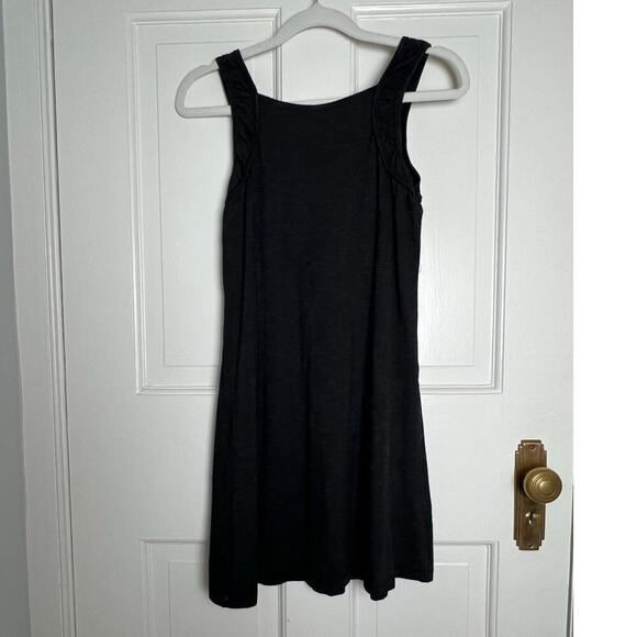 Horny Toad Womens XS Black Heather Exercise Dress Mini Tencel Cotton Blend Soft - Picture 3 of 11